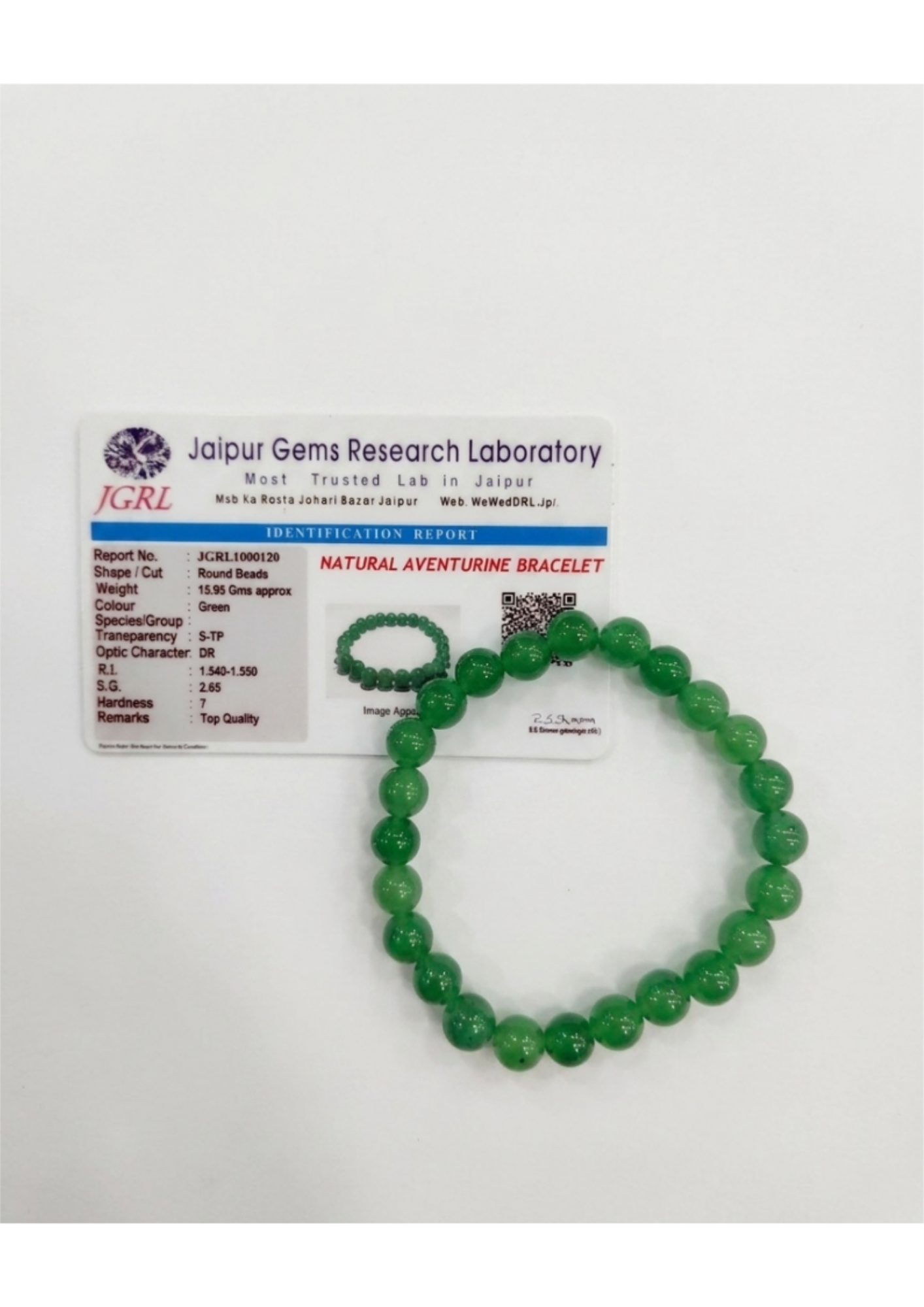 Natural Green Aventurine Bracelet - Opportunity & Good Luck
