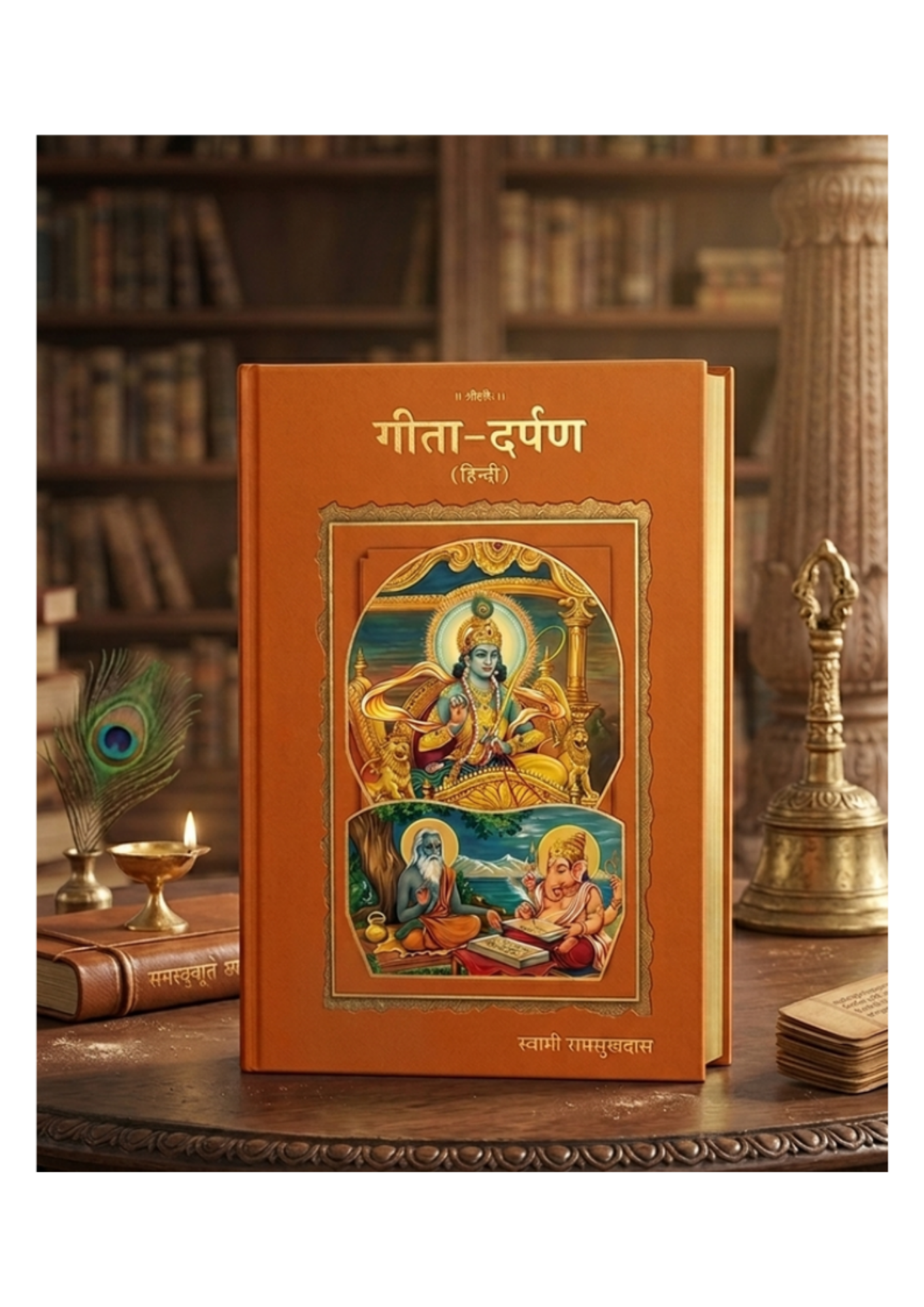 Shrimad Bhagavad Gita - Gita Darpan (Large Premium Edition)